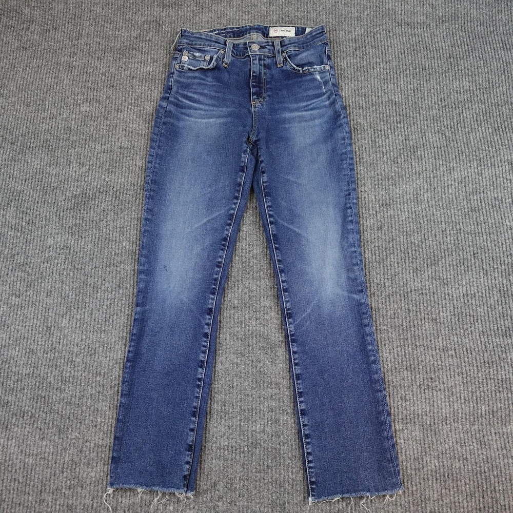 Adriano Goldschmied Mari Crop Jeans Womens 25 High Rise Slim Straight